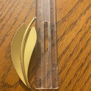 Gold Leaf Brooch
